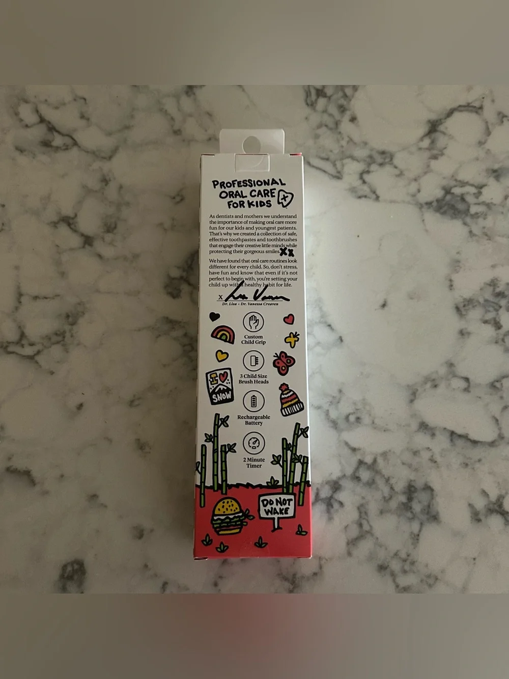 ‼️Made by Dentists Kids' Panda Rechargeable Electric Toothbrush with Timer‼️
